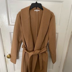 Reformation Greenwich Coat, Color: Camel - Size Large